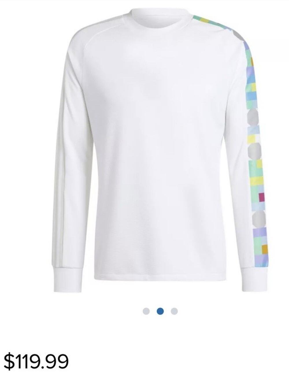Peter Saville Manchester United adidas Long Sleeve Jersey Medium M NWT MSRP $120